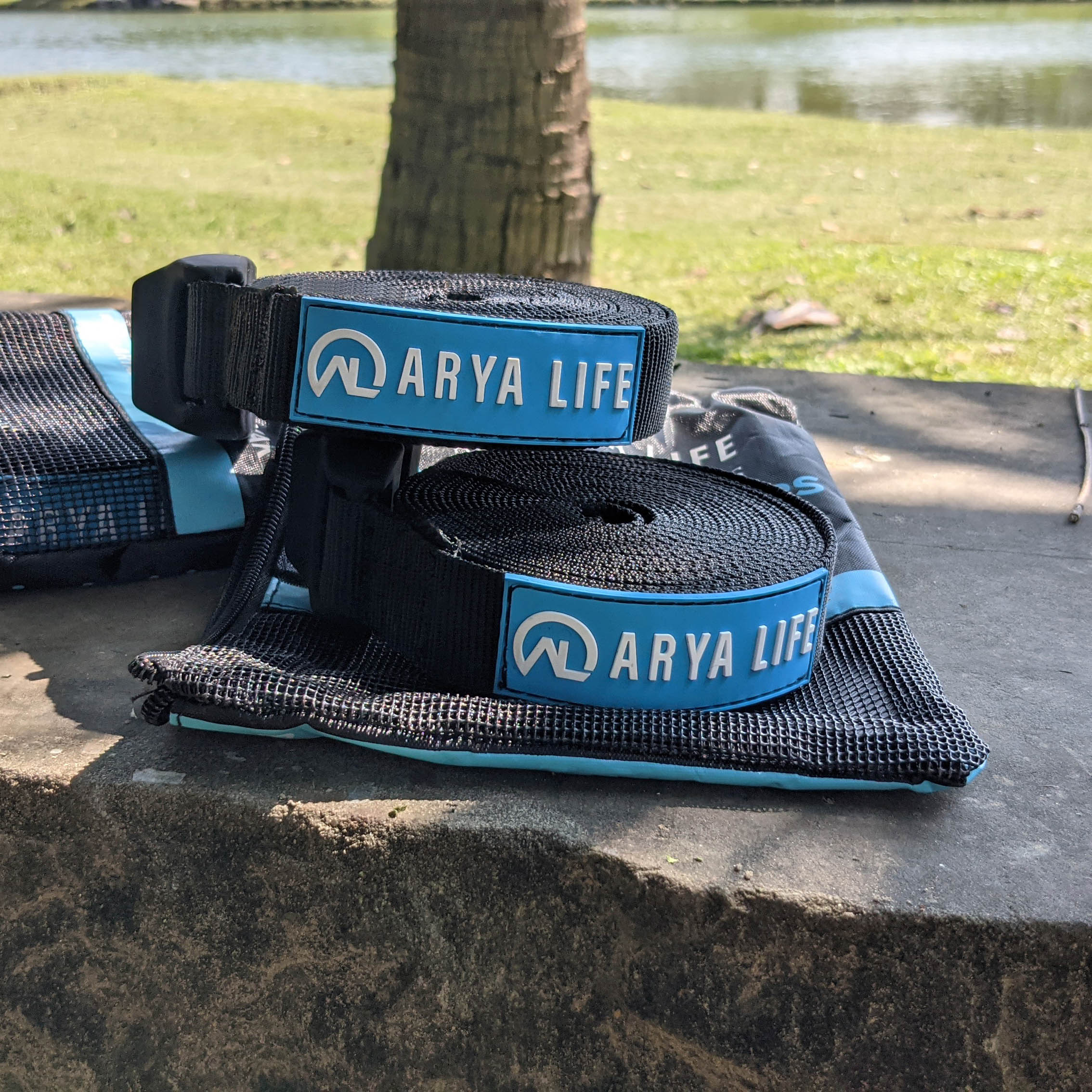 Arya Life Tie Down Straps bag outdoor view