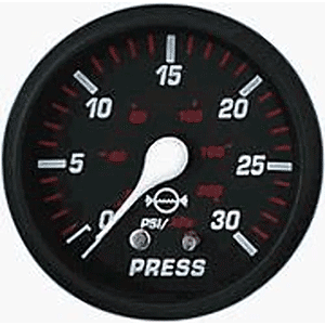 FARIA PROFESSIONAL RED 2" WATER PRESSURE GAUGE-14612-Karibou Sports Marine electronics and boating supplies for less-80169