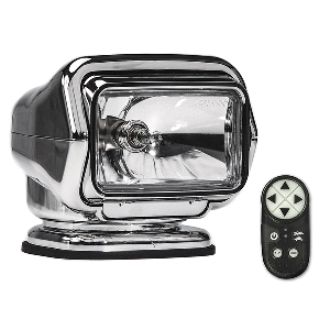 GOLIGHT STRYKER ST SERIES PERMANENT MOUNT CHROME HALOGEN-3006ST-Karibou Sports Marine electronics and boating supplies for less-81349