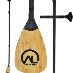 ARYA LIFE 3 Piece Carbon SUP Paddle, 70-86 Inches